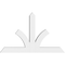 Ekena Millwork Richland Architectural Grade PVC Gable Bracket, 72"W x 45"H x 6"D x 6"F, 15/12 Pitch GBP072X45X0606RIC00 - alternate 3